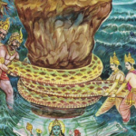 The Curse that Shook the Heavens: How Sage Durvasa’s Wrath Led to the Epic Churning of the Ocean