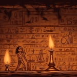 ancient text on wall
