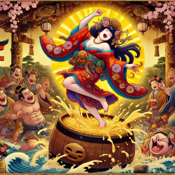 Dance of Light: Ame-no-Uzume’s Triumph